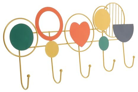 IMIKEYA Gancho De Resistente Perchero Estante Decorativo Instalación Sin Taladros