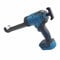 Pistolet à calfeutrer sans fil compatible avec batterie Makita 18 V (sans batterie), pistolet à mastic électrique avec 6 vitesses réglables, affichage numérique et lumière LED, pour cartouche de 300