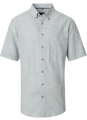 CASAMODA Leinenhemd gestreift Casual Fit