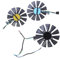 3pcs FDC10U12S9-C Graphics Carders Ventilador de repuesto de bajo ruido tarjeta gráfica ventilador para GTX1070 Gaming Cooling Fan