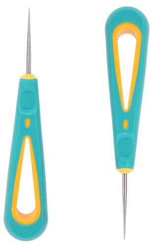 Kukyller Racquet Stringing Straight Awl, 2PCS Sports Tennis Stringing Machine Tools Tennis Badminton Racket Tools Racket String Assistance