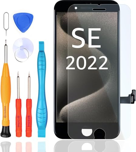 LL TRADER Schermo per iPhone SE 2022 LCD 4,7'' e Kit di Riparazione