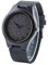 LMWOOD Herren-Holzuhr analog mit Gravur Personalisierte Holzuhr mit schwarzem Lederband, 45mm