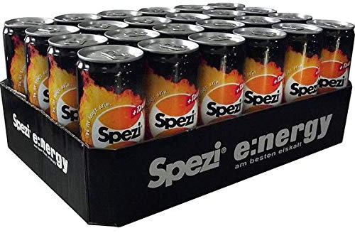 24 Dosen Spezi e:nergy Energy + Cola Orange a 0,33l inc. 3.00€ EINWEG Pfand