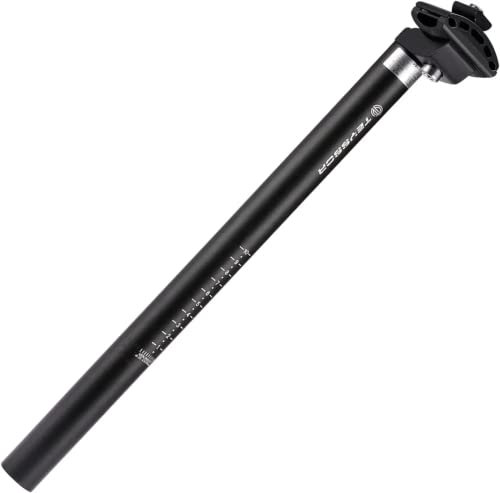Teyssor Bike Seatpost 25.4/27.2/28.6/30.9/31.6mm Bicycle Seat Post Aluminium Alloy Seatpost for Mountain Bike Road Bike BMX