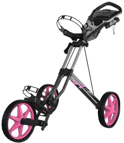 Sun Mountain Golf Speed Cart V1R, 3 Räder, Gunmetal Pink