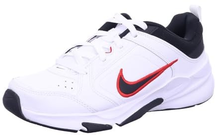 NIKE DJ1196-101 Defy All Day Sneaker Adult White/Black-University RED 6