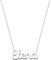 cotigo Collana con Nome in Acciaio Inossidabile - Ciondolo con Nome Personalizzato Collana in Argento o Dorate - Regali Personalizzati per Le Donne San Valentino amore (Elena-Argentato)