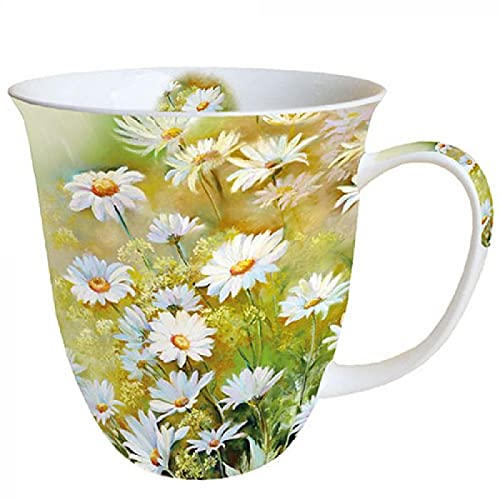 Ambiente Taza de 0,4 l, diseño de margaritas