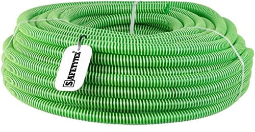 Safetytex PVC Spiralschlauch - Kunststoffspiralschlauch - Saugschlauch mit Hart-PVC Spirale - Förderschlauch -Pumpenschlauch - Poolschlauch - Meterware -Innen-Ø x Außen-Ø 50/57 mm