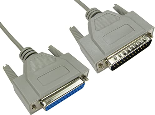 RS PRO Serielles Kabel / 25-polig, D-Sub Stecker / 25-polig, D-Sub Buchse, 1m