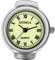 JewelryWe Ringuhr Fingeruhr Damen Retro Analog Quarz Ring Uhr Elastisch Legierung Fingerringuhr Uhrenring mit Römischen Ziffern Zifferblatt Silber