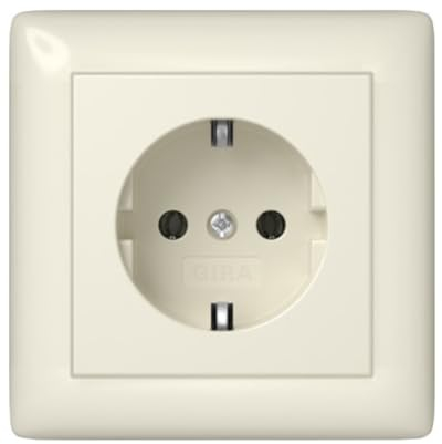 Steckdose Vollpl. Cremeweiß 444001 4010337095040 Gira