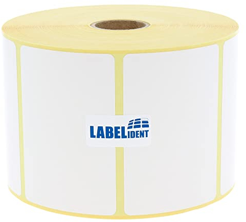 Zebra kompatible Thermoetiketten Top, Z-Select 2000D - 76,2 x 50,8 mm - formatgleich mit Zebra 800263-205 - 1.370 Etiketten für Zebra Drucker auf 25 mm Kern, selbstklebend
