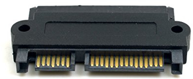 cablecc SFF-8482 SAS - Adaptador de disco duro SATA de 22 pines a 7 pines + 15 pines