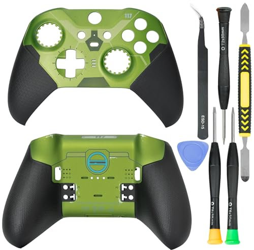 Sedicoca Replacement Housing Case Faceplate Cover Bottom Shell Compatible for Xbox One Elite Series 2 Elite Series 2 Limited Edition Replacement Parts