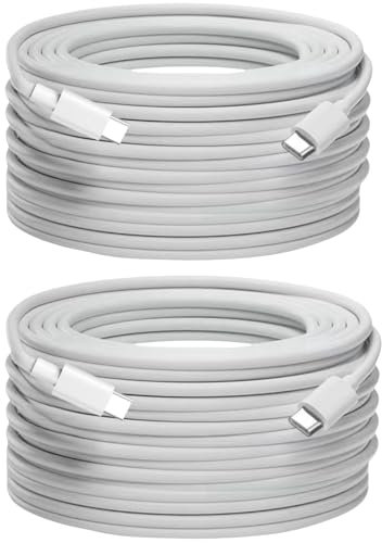 5M USB C to USB C Fast Charging Cable 60W 480Mbps 2 Pack Type C Charger Cable Compatible with iPhone 17/16/15, Samsung Galaxy, Google Pixel, MacBook, iPad, PS5,Switch,Tables,Laptops