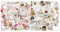 Irikdescia Rosa Coquette Aufkleber, 110 Stück, Retro-Stil, Girly-Doodle, Wasserfest, für Skateboards, Computer, Laptops, Telefone, Gitarren