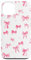 iPhone 13 Aesthetic cute Pink Ribbons and Bows Pattern Case