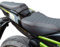 Motorrad Leder Hinten Beifahrer Vorne Fahrer Sitz Sozius Sitzkissen Sitzbezug Sitzbank Kompatibel mit Z900 Z 900 2017 2018 2019 2020 2021 2022 2023 2024, Schwarz