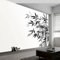 Papier Peint Panoramique Minimalisme 3D Peinte Plante Minimaliste en Bambou Intissé Murale, 400 x 280 cm (L x H) Photo Murale pour Salon Chambre d'enfants Restaurant Décoration Murale