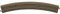 Trix 62430 H0 C-Gleis Gebogenes Gleis, R579,3mm, 30° (1 Stück)