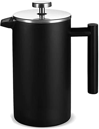 8KLANMMQ Edelstahl Franz?sisch Presse Kaffeekanne Filter Druck Moka Kaffee Perkolator Druck Topf Kaffee Maker Teekanne (Farbe: A Größe: 350 ml)