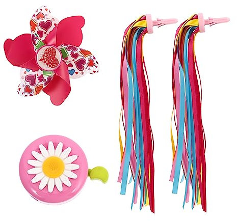 BESPORTBLE 1satz Mädchen Fahrrad Griffe Mit Quasten Und Zubehör Für Kinderfahrräder Bunte -tasseln Für Spaß Beim Radfahren Geeignet Für Fahrräder Und Dreiräder