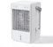 Aihotim - Aire acondicionado portátil - Enfriador de aire evaporativo de 1500 ml, mini ventilador de refrigeración con 5 velocidades de viento y luz LED, 2 niebla fría y temporizador de 0 a 10 horas