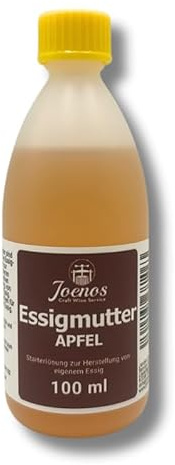 Apfelessig-Essigmutter, Exclusiv Handel, Starterkultur für hausgemachten Essig 100 ml