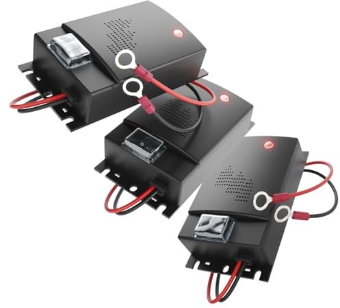 greate. 3X Repelente de martas para Coches con conexión de batería de 12V - trampas para Gatos para el Compartimiento del Motor - Repelente Ratas Coche, Repelente de martas para Coches - Cat Engine