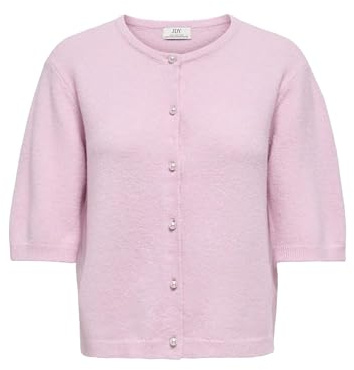 JdY Damen Jdyrue Life 2/4 Pearl Cardigan KNT, Fragrant Lilac, Small