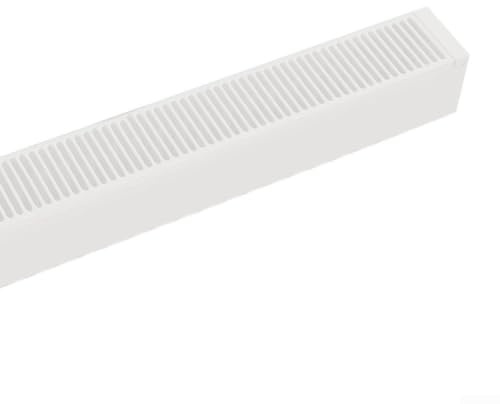 ZUZZEE Radiator Dust Cover for Home Heating Devices - White Scratch-Resistant Yarn Fabric, Breathable Mesh Top(60CM)
