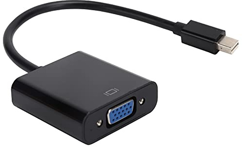 Ausla Mini Till VGA-adapter, ABS, 1080P-upplösning, Stöder OS X och -datorer, för Bildskärmar och Projektorer