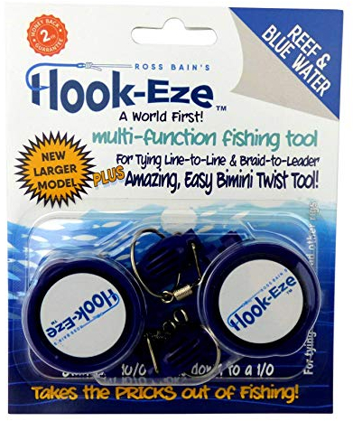 HOOK-EZE Fishing Hook Tying Tool, Carp Fishing Accessories for Quick Knot Tying, Fishing Tackle Protect from Hooks, Hook Tyer for Fly & Sea Fishing, Fishing Gifts for Men, Christmas Stocking Fillers