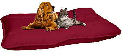 Elegant Hundekissen Maxy, Bordeaux, 60x100cm, MAXY-CS-BORDEAUX-60X100