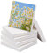 NBEADS 6 Pcs 10x10cm Mini Canvas Panel Painting Craft Tiny Wooden Sketchpad Drawing Board for Painting Craft Drawing Decoration Gift and Kids'Learning Education