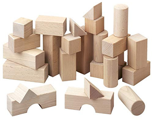 HABA Blocs de Construction en Bois - Boîte de Base