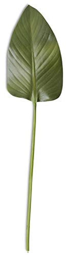 K&K Interiors 29.5 Inch Rubber Fig Leaf Stem, Plastic