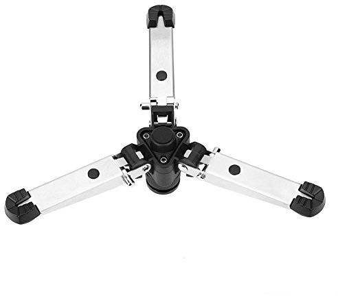 Monopod Feet, Entatial Tripod Base Foldable Tripod Stand Universal Mini Three Feet Support Stand Tripod Monopod Base with 3/8in Mounting Screw