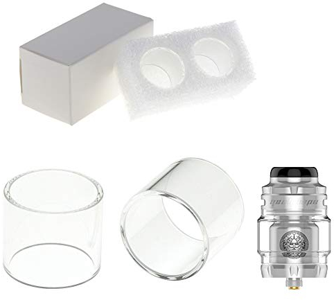 Ersatzglas 2x Stück kompatibel mit Geekvape ZEUS X 3,5ml Tank Glas Pyrex Glass Tube Glastank