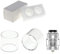 Ersatzglas 2x Stück kompatibel mit Geekvape ZEUS X 3,5ml Tank Glas Pyrex Glass Tube Glastank
