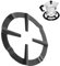 Support de Casserole Moka, Support Pot À Moka Acier Inoxydable pour Cuisinière Gaz Rond Métal Réducteur D'anneau de Gaz Cafetière Réducteur Étagère Anneau pour Cuisson - Noir 13.3cm