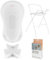 Hylat Baby Ensemble de baignoire pour bébé avec support et siège de bain - pour les nouveau-nés et les bébés - stable et confortable