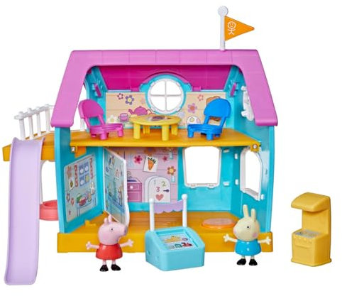 Peppa Pig Le Club des Amis de Peppa, Jouet préscolaire, Sons, 2 Figurines, 7 Accessoires, dès 3 Ans, F35565F0, Multicolore