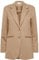 ICHI IHKATE SUS OVERSIZE BL Damen Blazer Longblazer Jacke Long-Blazer mit Knöpfen Stretch und Reverskragen, Größe:XL, Farbe:Tannin (171320)