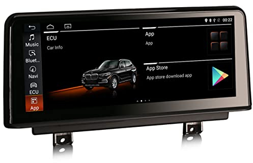 Erisin 10.25 Pollici CarPlay Android 14 Display Monitor Upgrade Autoradio GPS Navigatore per BMW Serie 3 F30 F31 F34 Serie 4 F32 F33 F36 M3 M4 NBT Supporta Schermo IPS BT DAB+ WiFi DVR 8-Core 4GB+64GB