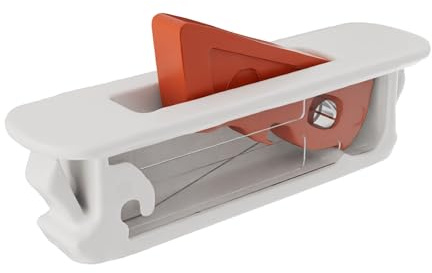 Brixwell 85-1328W Cream White Window Opening Control Device – 1.85 Length x 0.54 Width Plastic Window Restrictor by Ashland for Enhanced Child Safety and Ventilation Control - pack of 2