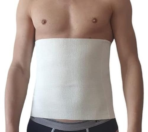 INGROSSO MERCERIE LCF Formende und figurformende Lendenwirbelsäule aus 30% Wolle und 30% Baumwolle, Unisex, Herren und Damen, hergestellt aus Materialien, die in Italien hergestellt werden. (XL)