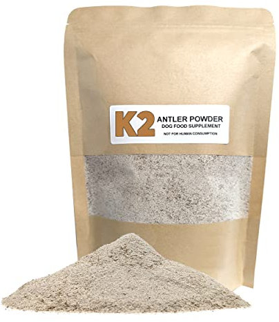 Deer Antler Powder for Dogs - Natural Supplement Food Topper Rich in Protein & Minerals (50g)